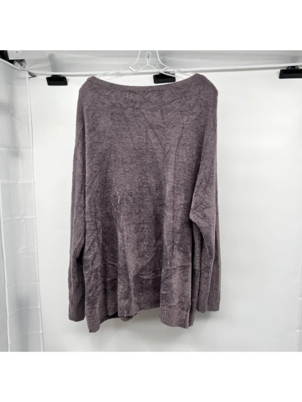 Barefoot Dreams Womens Soft Knit Sweater Purple Pullover Size 3X
